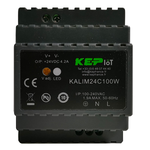 Alimentation 24VCC, Accessoire Industriel – KALIM24C100W