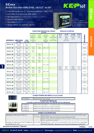 Coffret en Inox Économique 15.6''