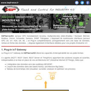 NEWSLETTERS - KEPServerEX Industrie 4.0