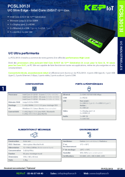 PCSL3013I - Edge PC  