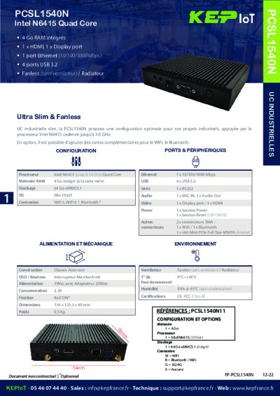 PCSL1540N UC Edge