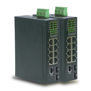 Switch industriel manageable PoE - 8 ports