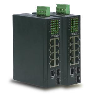 Switch Ethernet Industriel - 8 Ports - RJ45 - PoE, Fibre