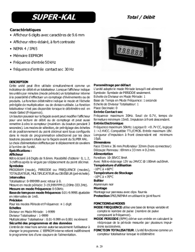 Compteur/Timer Industriel – SKAL