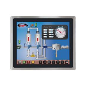 Écran tactile étanche IP69K en inox 17''  - KEPIoT