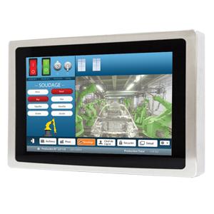 Écran industriel étanche en inox 24