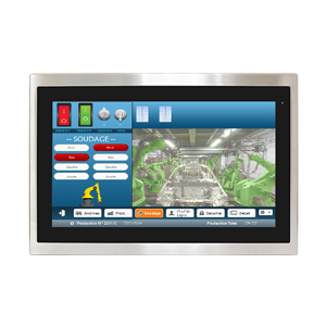 ECRANS INDUSTRIELS - FCI185 - Face avant inox 18.5''