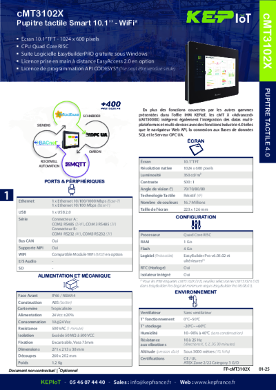 Pupitre intelligent Weintek - Performance puissante