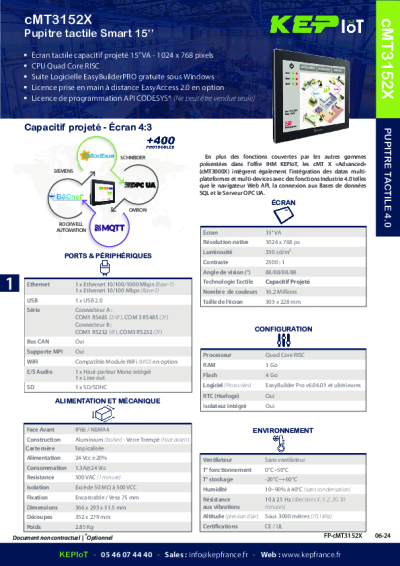 Smart Pupitre Puissant - cMT3152X