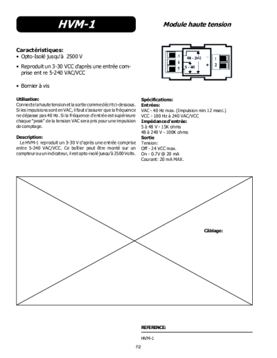 Module d'entrées Haute Tension – HMV1