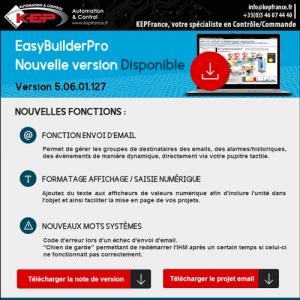 NEWSLETTERS - EasyBuilderPro Nouvelle version disponible