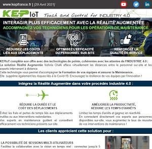 NEWSLETTERS - Réalité Augmentée Vuforia Chalk