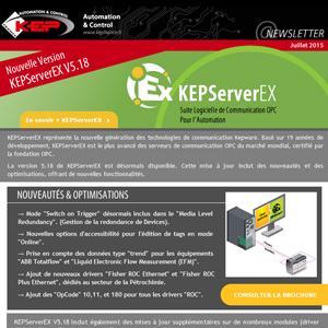 NEWSLETTERS - Version V5.18 KEPServerEX