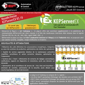 KEPServerEX, suite logicielle de communication OPC pour l'automation