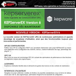 Nouvelle version V6.0 de KEPServerEX disponible !