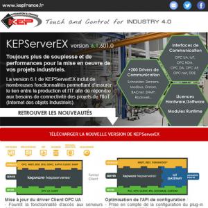 NEWSLETTERS - KEPServerEX Nouvelle Version 6.1